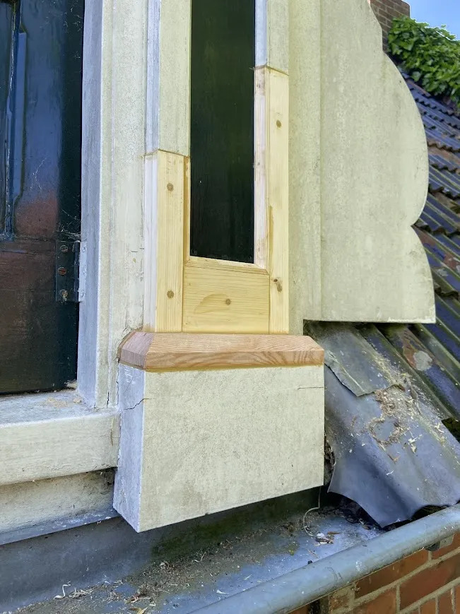 Houtrot herstel dakkapel - Foto 1